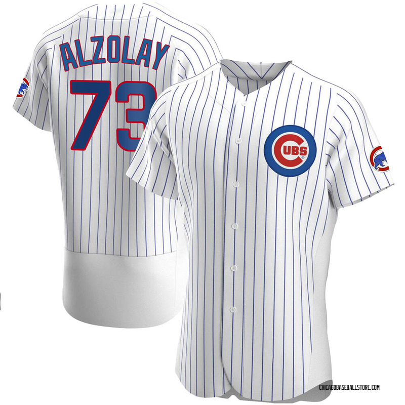 Adbert Alzolay Men's Chicago Cubs Home Jersey - White Authentic