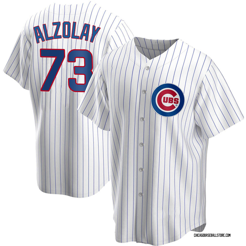 Adbert Alzolay Men's Chicago Cubs Home Jersey - White Authentic