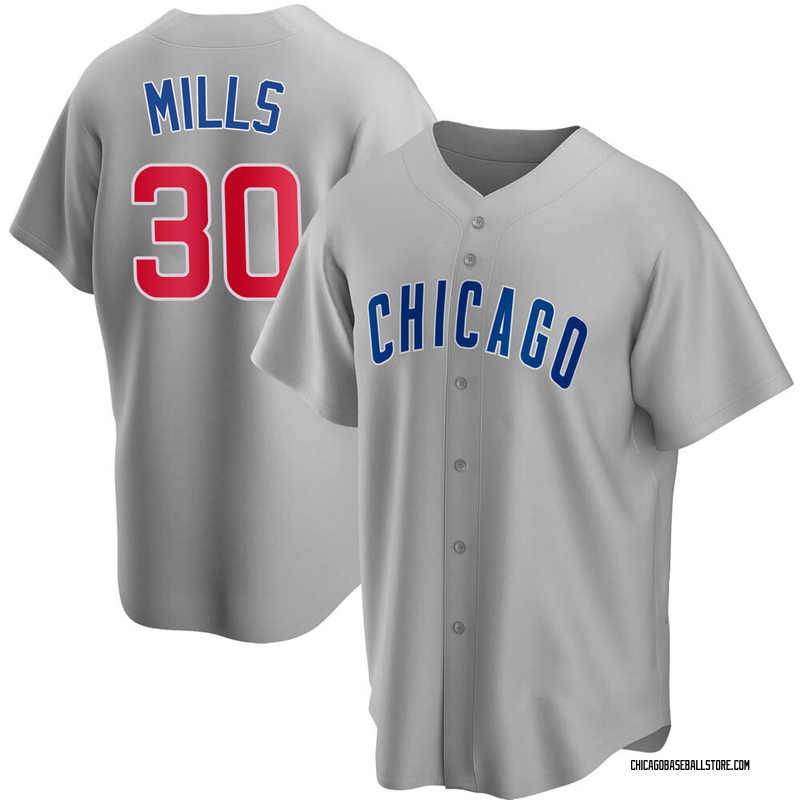 Alec Mills Youth Chicago Cubs Road Jersey - Gray Replica