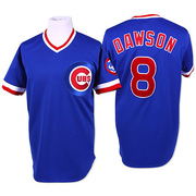 Andre Dawson Men's Chicago Cubs Throwback Jersey - Blue Authentic