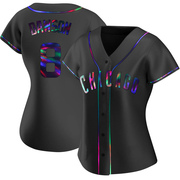 Andre Dawson Women's Chicago Cubs Alternate Jersey - Black Holographic Replica