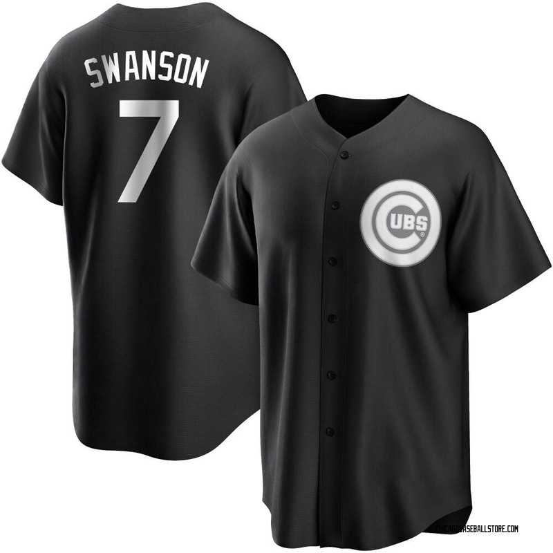 Dansby Swanson Men's Chicago Cubs Road Cooperstown Collection