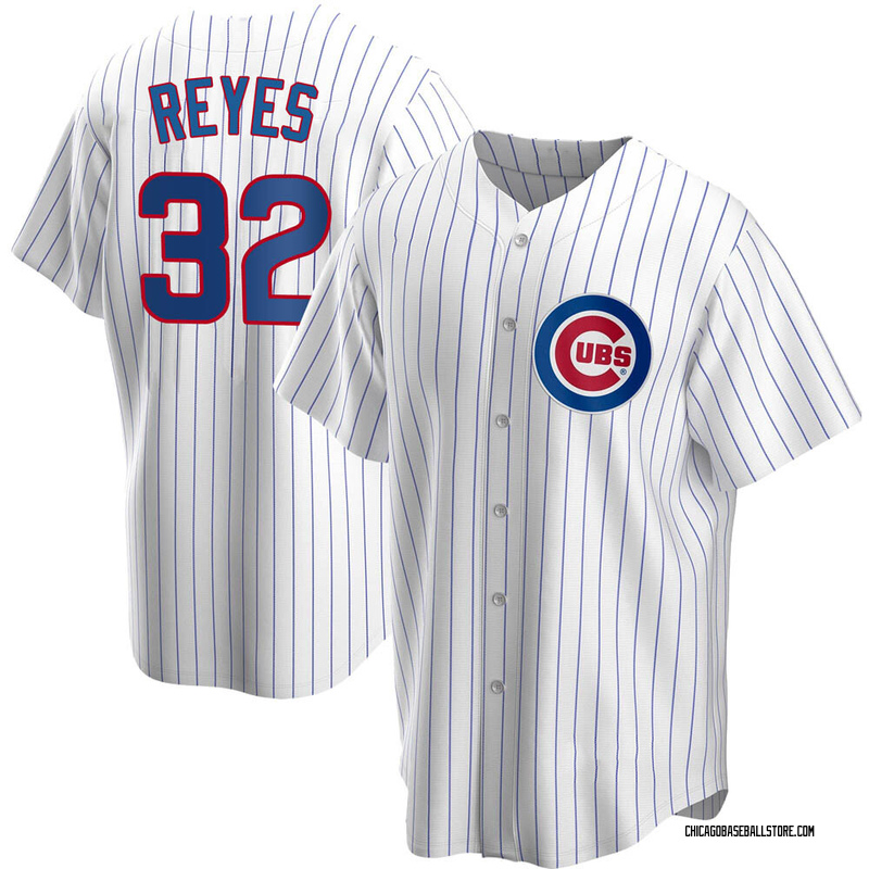 Franmil Reyes Men's Chicago Cubs Jersey - Black/White Replica