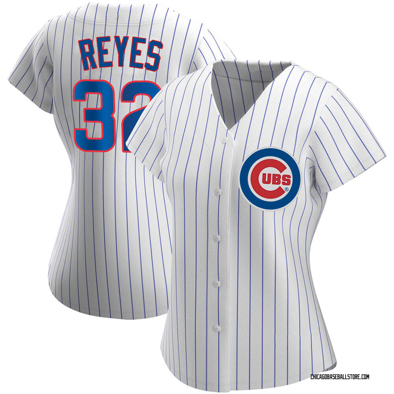 Franmil Reyes Men's Chicago Cubs Jersey - Black/White Replica