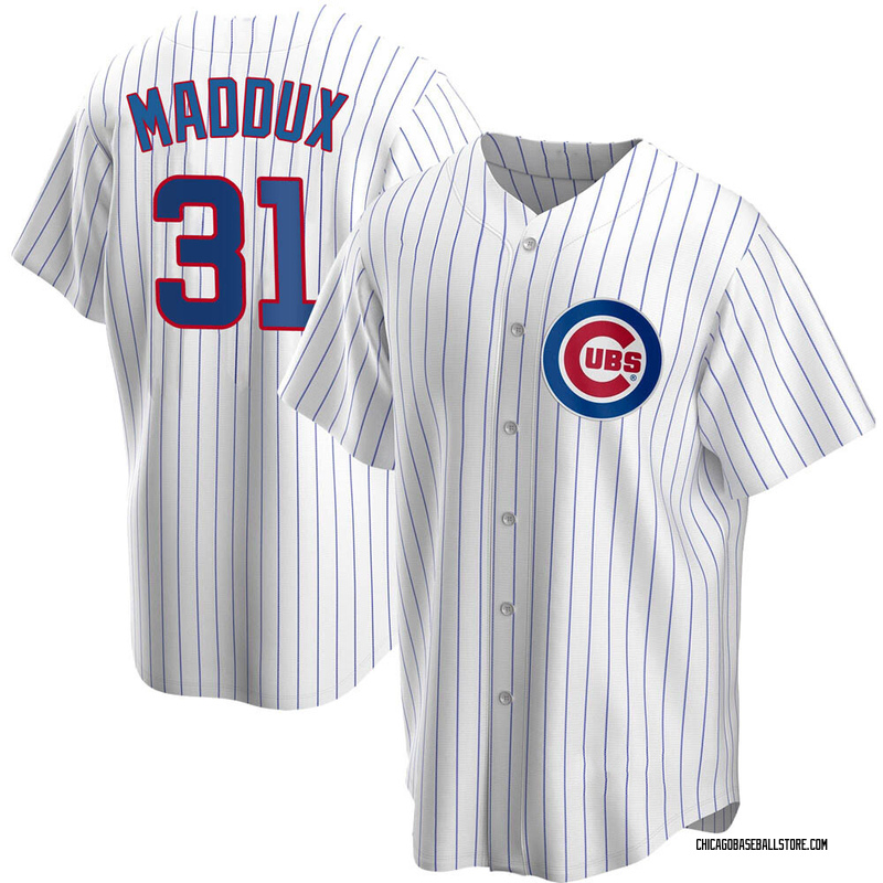 Greg Maddux Youth Chicago Cubs Home Cooperstown Collection Jersey - White  Replica