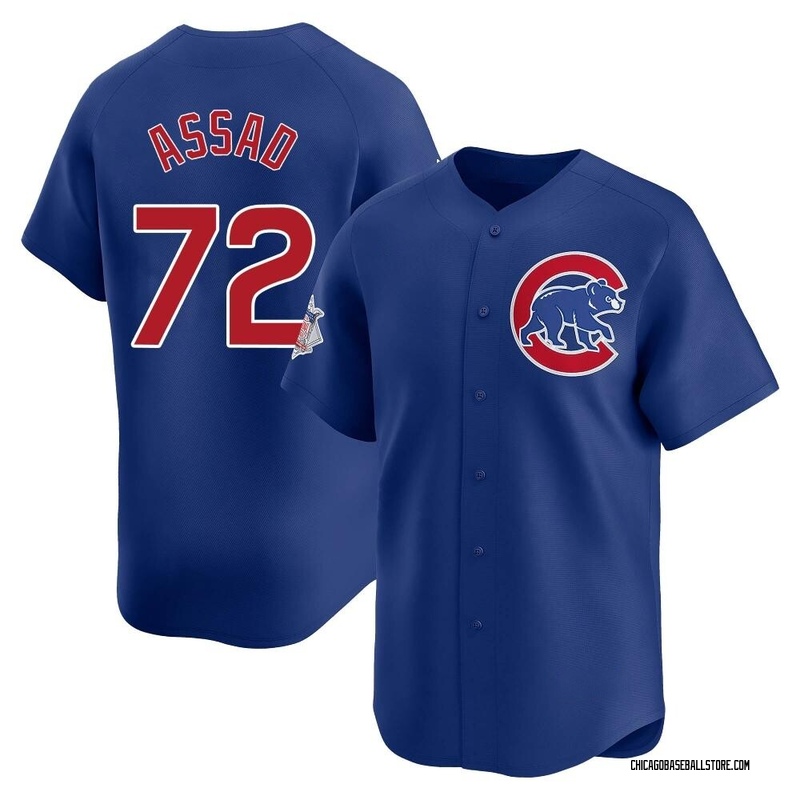 Javier Assad Men's Chicago Cubs Alternate Jersey - Royal Limited