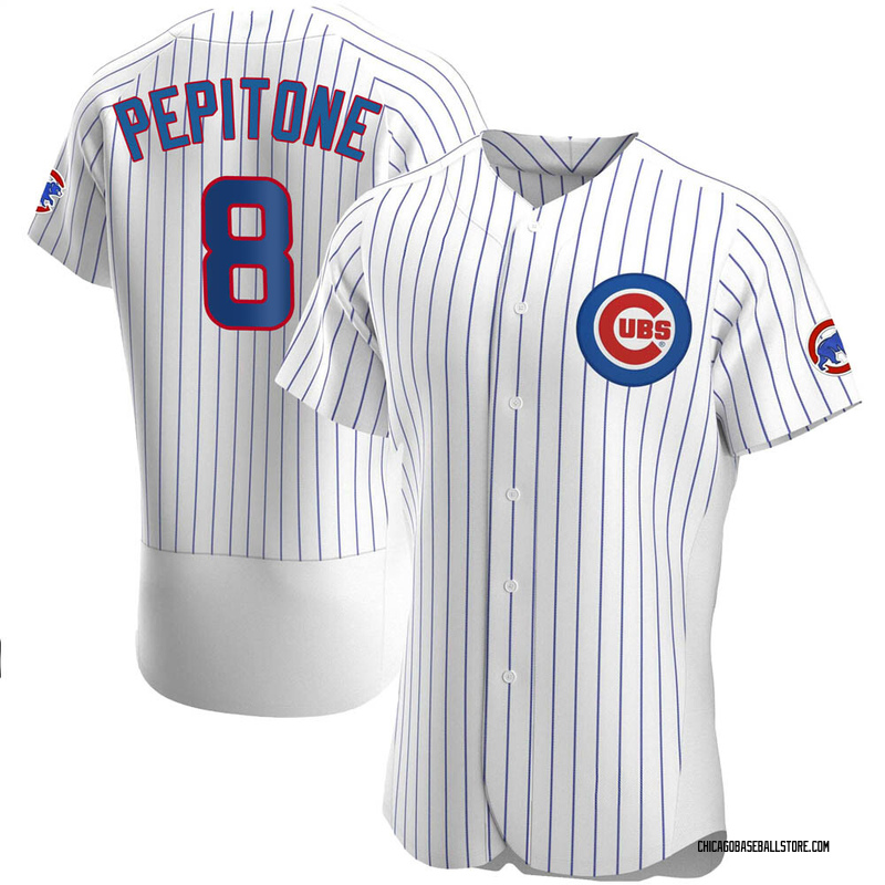 Joe Pepitone Men's Chicago Cubs 2021 City Connect Jersey - Navy Authentic