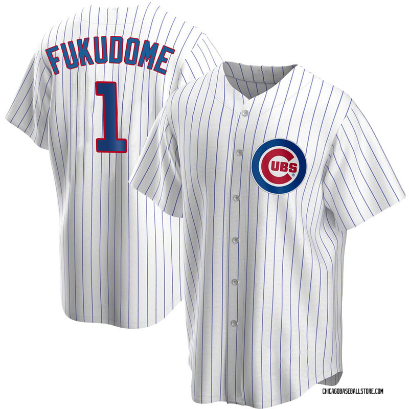 Kosuke Fukudome Men's Chicago Cubs Home Jersey - White Replica