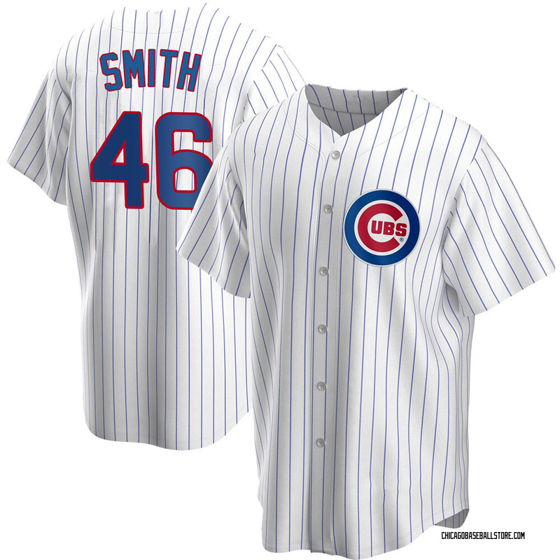 Lee Smith Men's Chicago Cubs Jersey - Black/White Replica