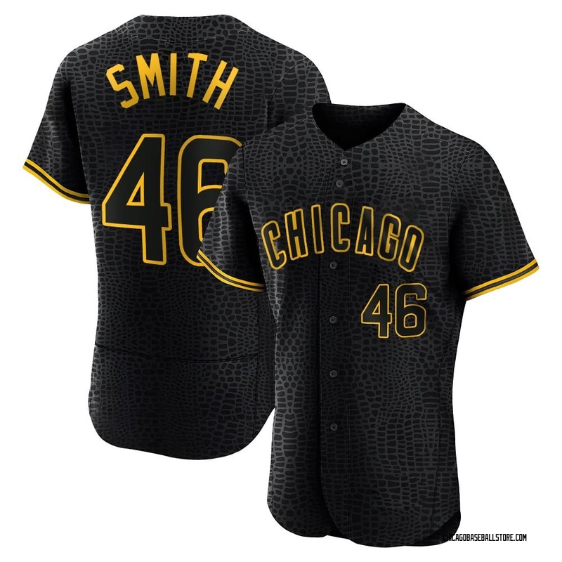 LEE SMITH SIGNED CUSTOM REPLICA CUBS PINSTRIPE JERSEY