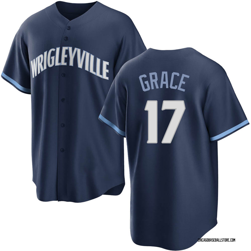 Mark Grace Men's Chicago Cubs 2021 City Connect Jersey - Navy Replica