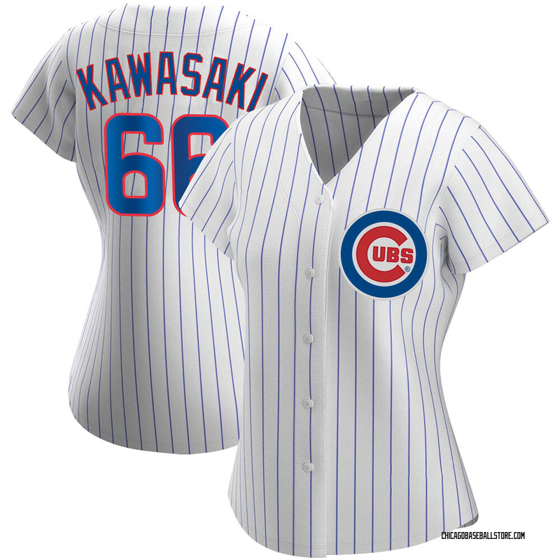 Munenori Kawasaki Women's Chicago Cubs Home Jersey - White Authentic