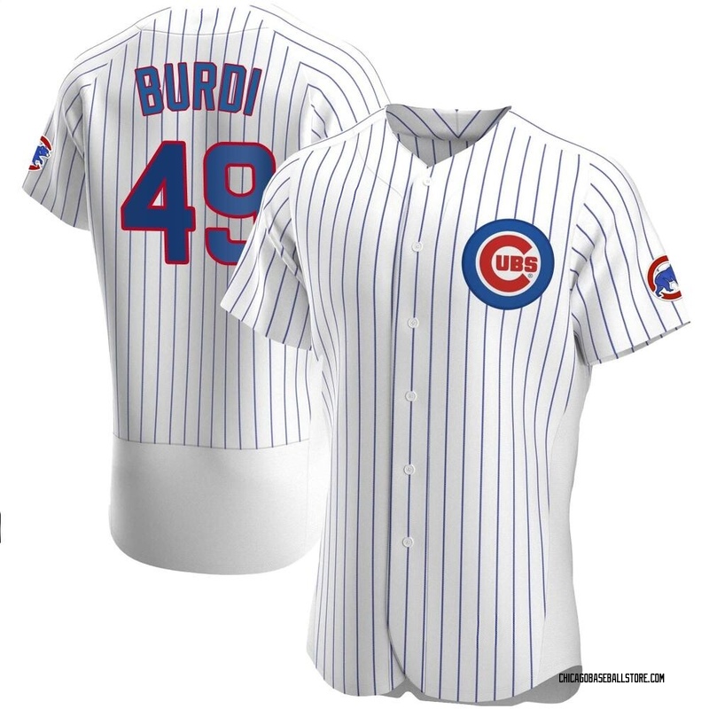 Nick Burdi Men's Nike White Chicago Cubs Home Authentic Custom Jersey