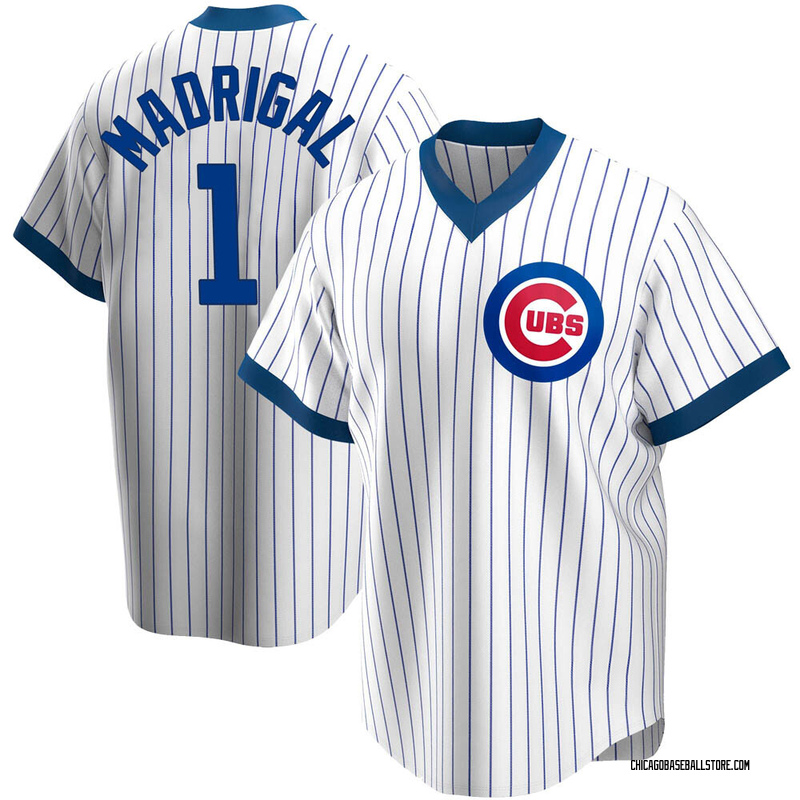 Nick Madrigal Youth Chicago Cubs Jersey - Black/White Replica