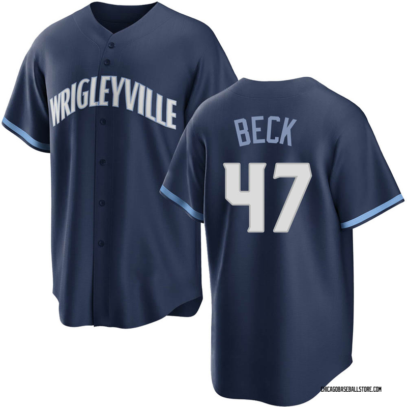 Rod Beck Men's Chicago Cubs 2021 City Connect Jersey - Navy Replica