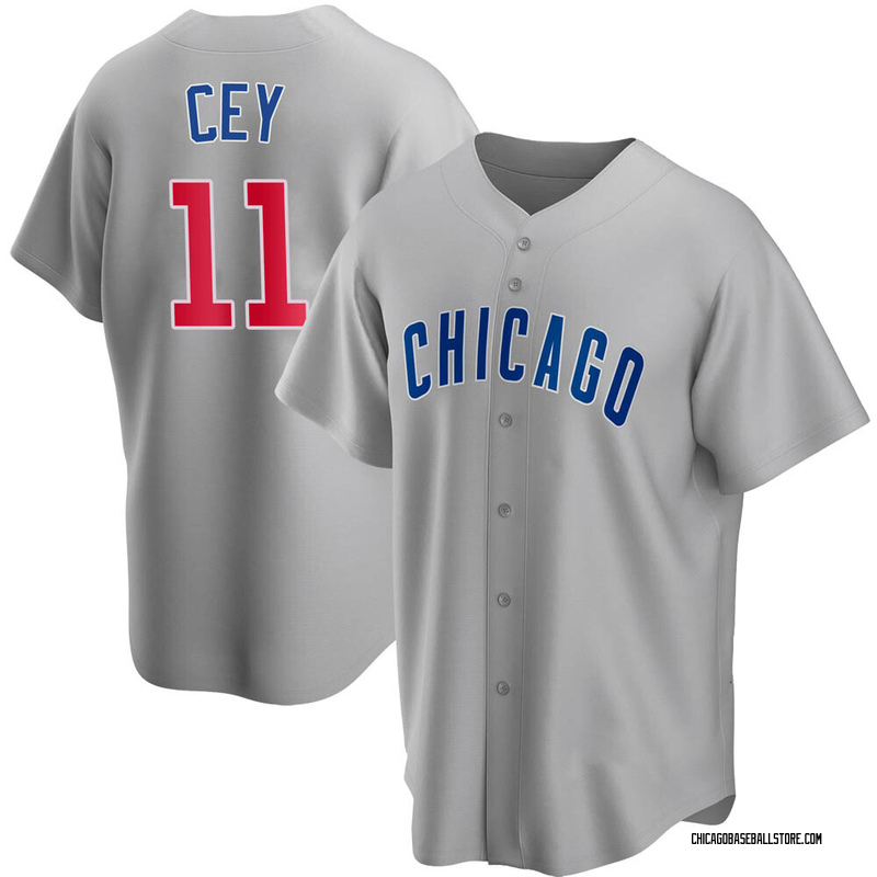Ron Cey Men's Chicago Cubs Road Jersey - Gray Replica