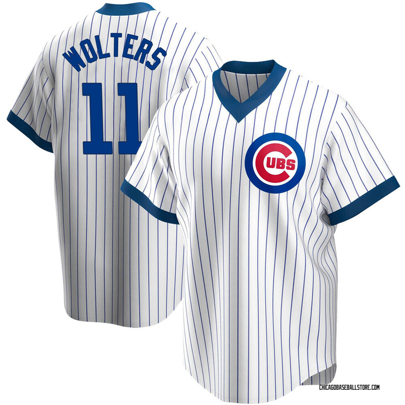 Tony Wolters Men's Chicago Cubs Road Cooperstown Collection Jersey