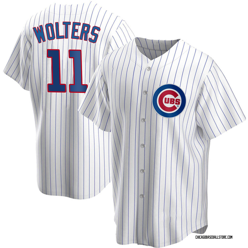 Tony Wolters Men's Chicago Cubs Home Jersey - White Replica